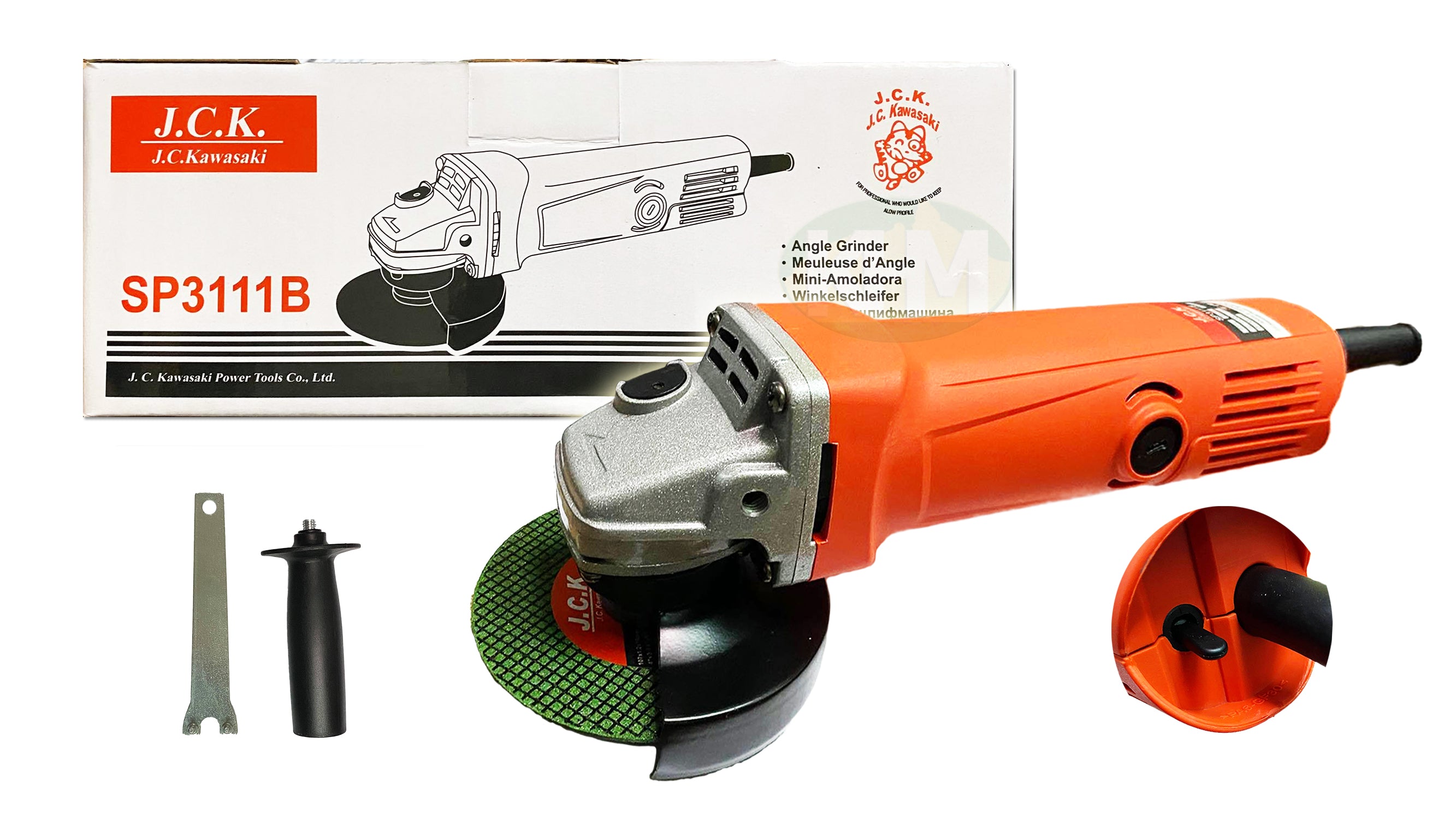 JC Kawasaki SP3111B Angle Grinder 4 JC Kawasaki SP3111B Angle Grinder 4